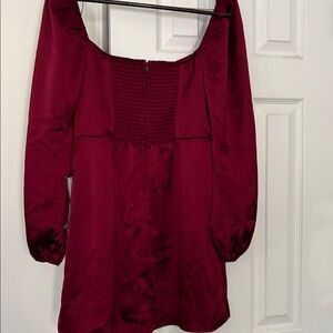 B Darlin Rich Burgundy Dress